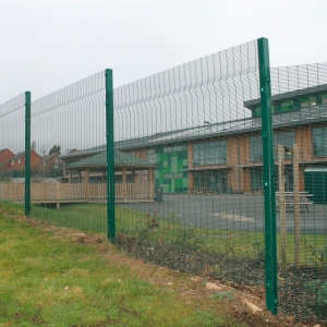 PVC or Powder coated Clearvu fencing