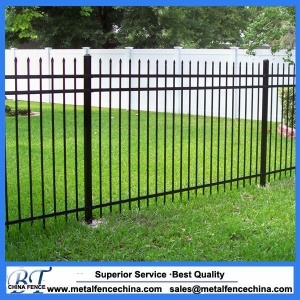 Australia cheap wrought Iron fence for sale, steel fence, metal fence